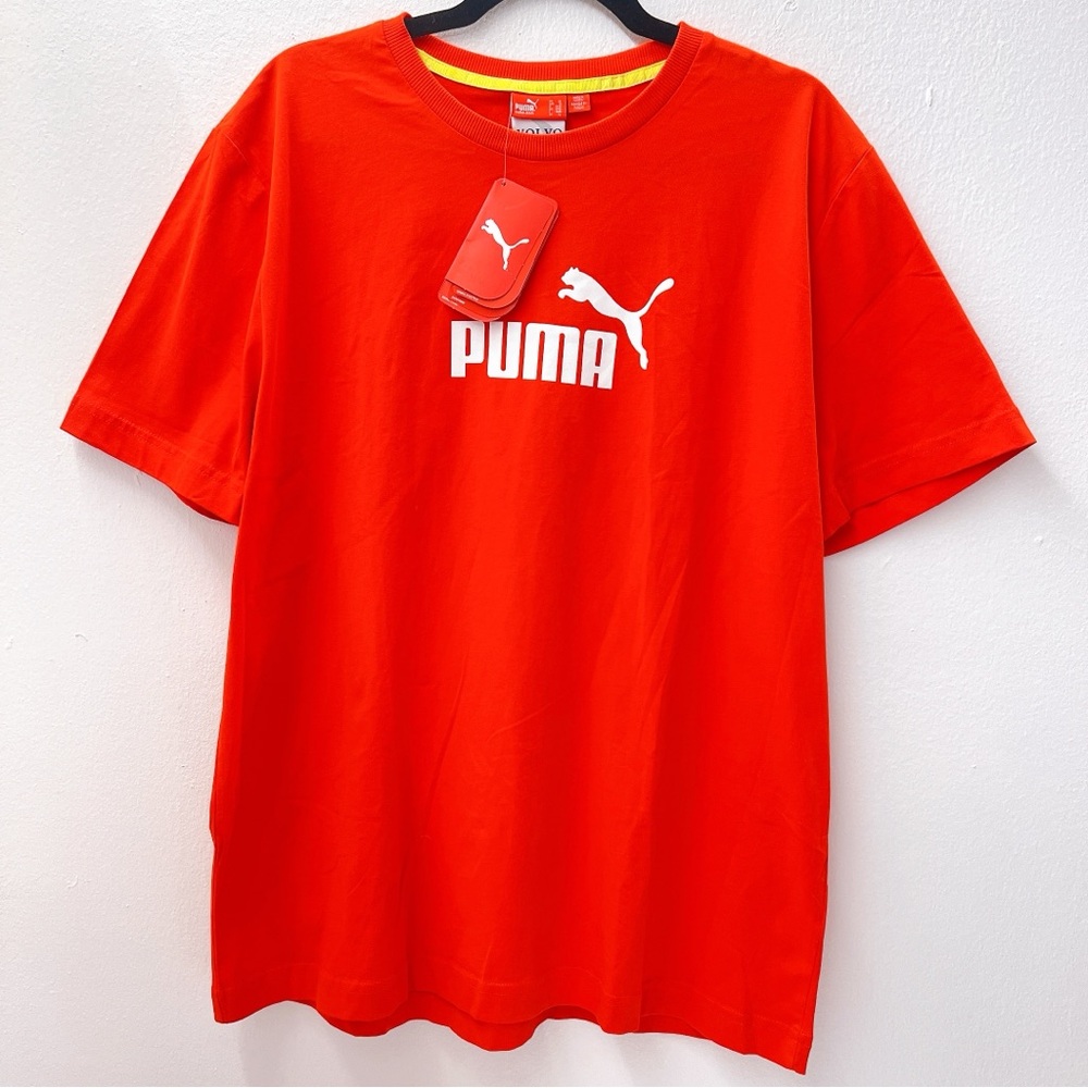 Puma Volvo Ocean Race Original Mens XL Red Crews Crew Neck Short‎ Sleeve T-Shirt